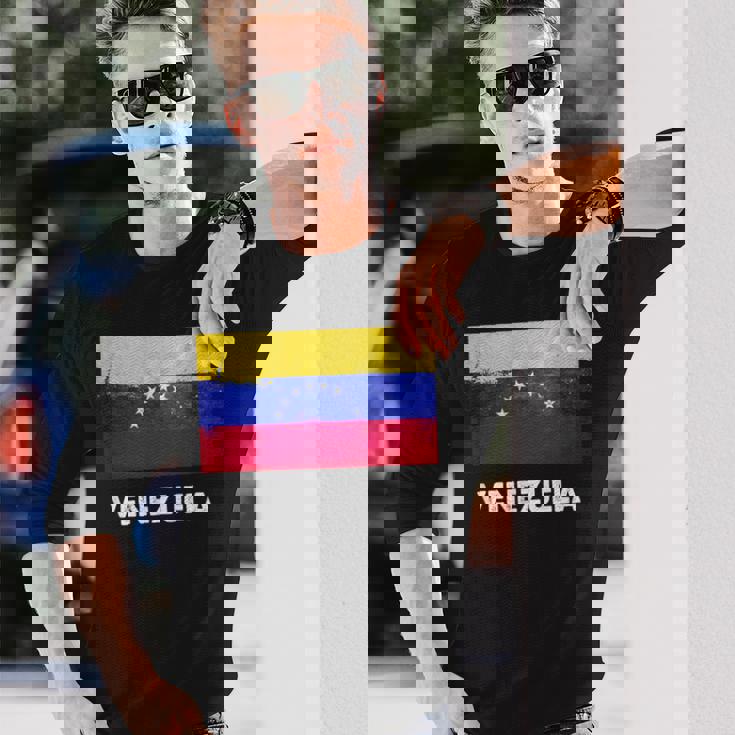 ベネズエラ国旗tシャツ 長袖Tシャツ 彼への贈り物