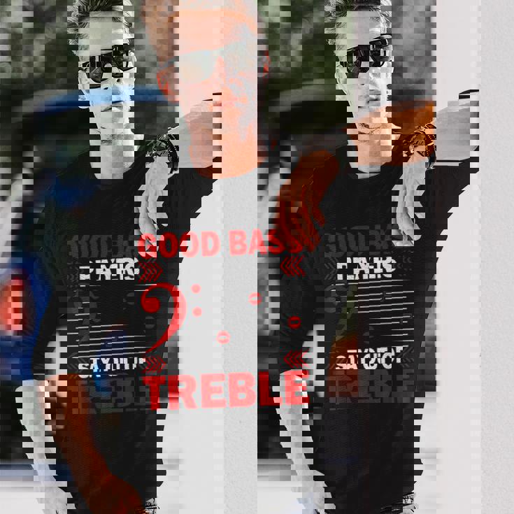 ベース ギター ミュージシャン ロックバンド Edm ミュージック ベーシスト プレーヤー 長袖Tシャツ 彼への贈り物