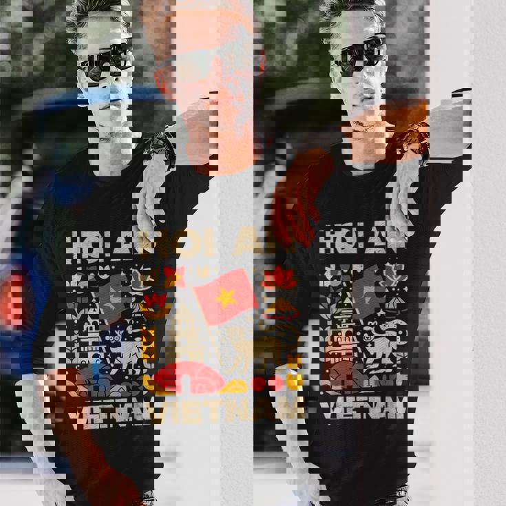 ホイアン ベトナム お土産 ホイアン バケーション 長袖Tシャツ 彼への贈り物