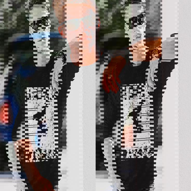 ボーイズヒップホップダンスブレイクダンス 長袖Tシャツ 彼への贈り物