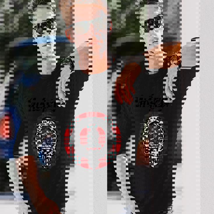 マクレガー クラン スコットランド 名前 紋章 タータン 長袖Tシャツ 彼への贈り物