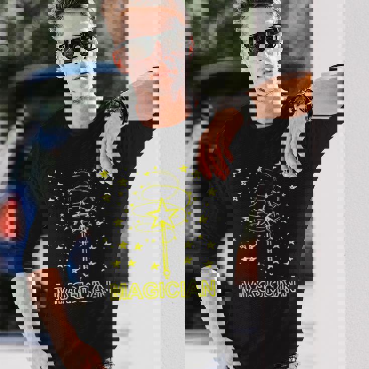 マジシャンマジシャン・アブラカダブラマジック 長袖Tシャツ 彼への贈り物