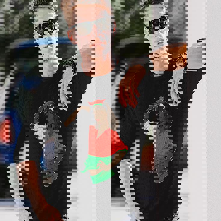 マダガスカルガール アンブレイカブル・アイ マダガスカル 長袖Tシャツ 彼への贈り物