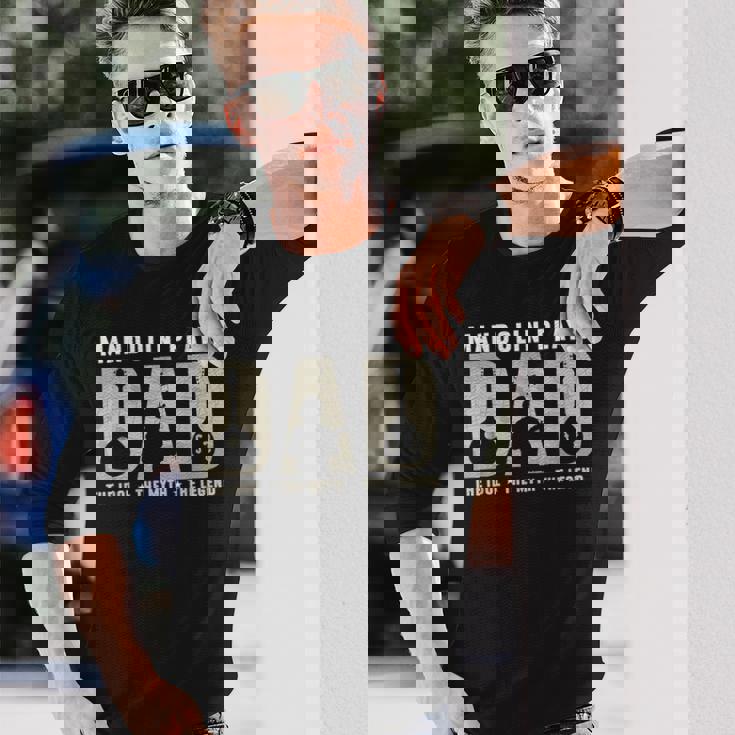 マンドリン奏者 お父さん アイドル ブルーグラス 音楽 マンドリン奏者 長袖Tシャツ 彼への贈り物