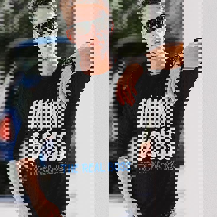 ミニボス リアルボス 長袖Tシャツ 彼への贈り物