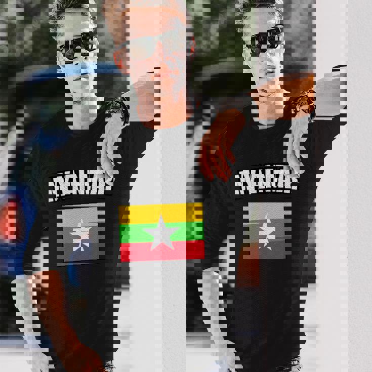 ミャンマー 長袖Tシャツ 彼への贈り物