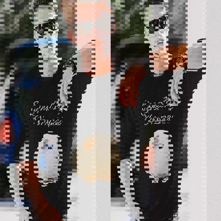 モルモット ウィスパラー アメリカモルモット 長袖Tシャツ 彼への贈り物