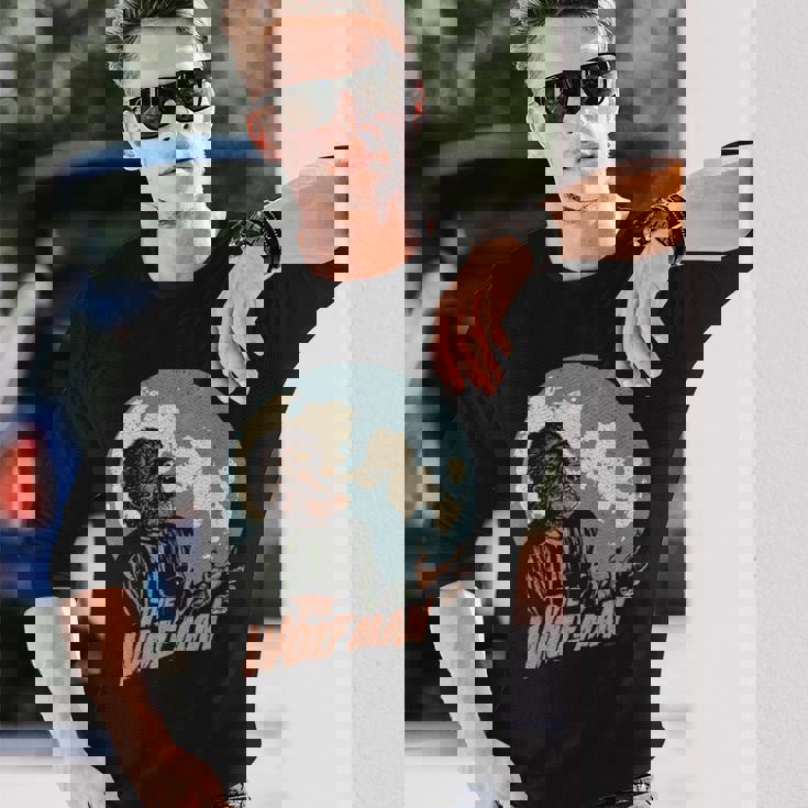 ユニバーサル モンスター ウルフマン ムーン 長袖Tシャツ 彼への贈り物