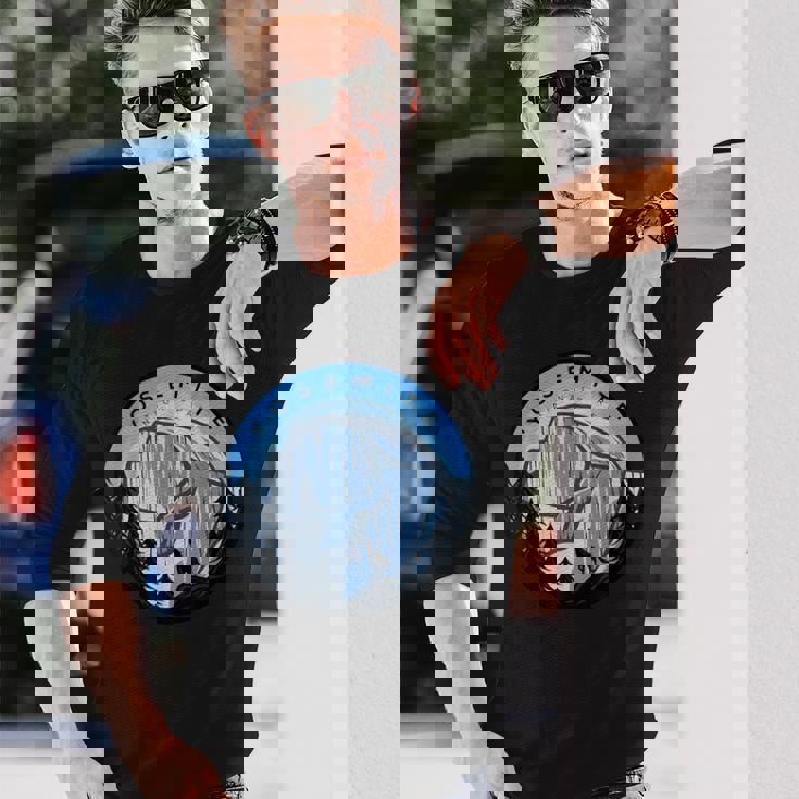 ヨセミテ国立公園 ハーフドーム ヴィンテージポスター スーベニア 長袖Tシャツ 彼への贈り物