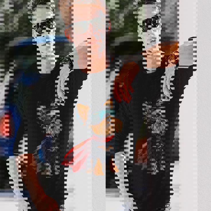 ヨークシャーテリア犬 ヨークシャーテリア 長袖Tシャツ 彼への贈り物