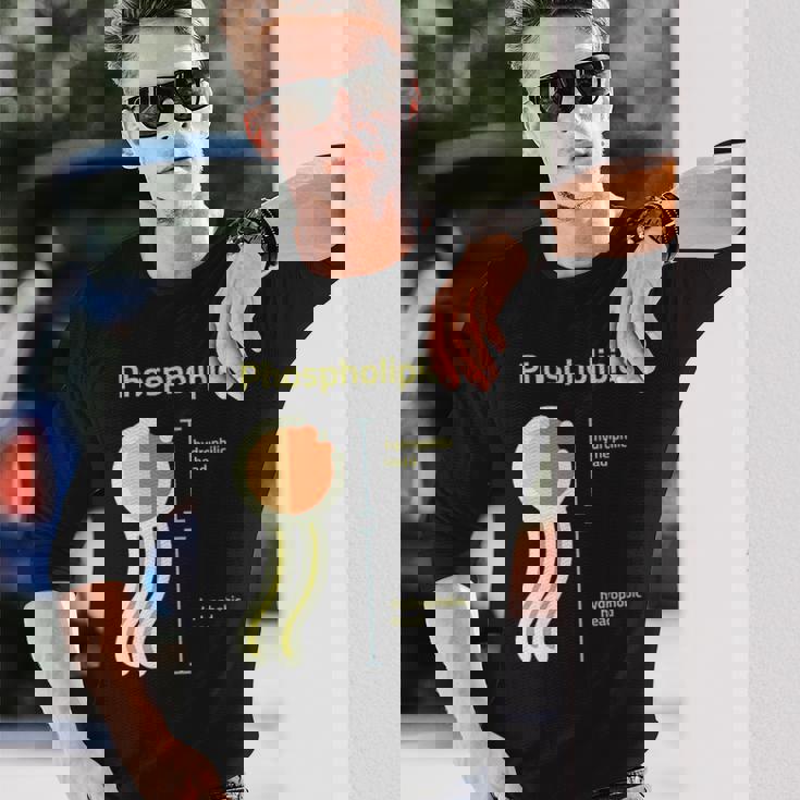 リン脂質 長袖Tシャツ 彼への贈り物