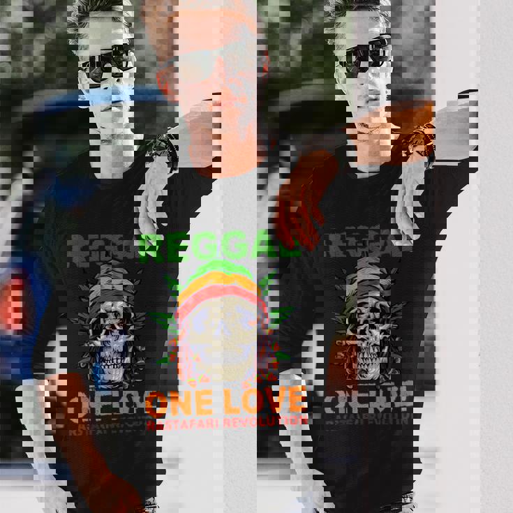 レゲエ、カーニバルフェスティバル、ラスタカラー 長袖Tシャツ 彼への贈り物