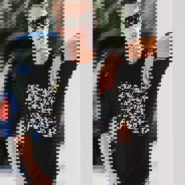 レトログルーヴィー。人生においてあまりにも多くのフェールを持つことはできません。 長袖Tシャツ 彼への贈り物