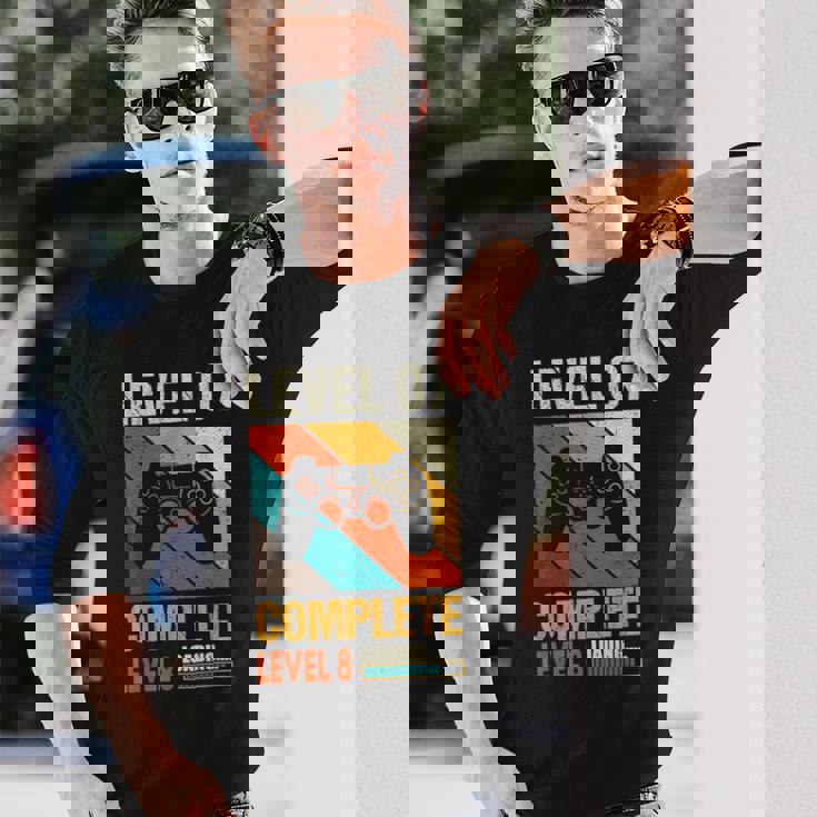 レベル7 コンプリートレベル8 ロード7年 結婚記念日 長袖Tシャツ 彼への贈り物