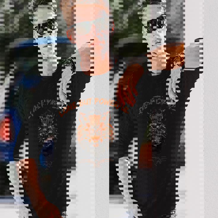 ローン — ウルフ・スタンド・アローン 長袖Tシャツ 彼への贈り物