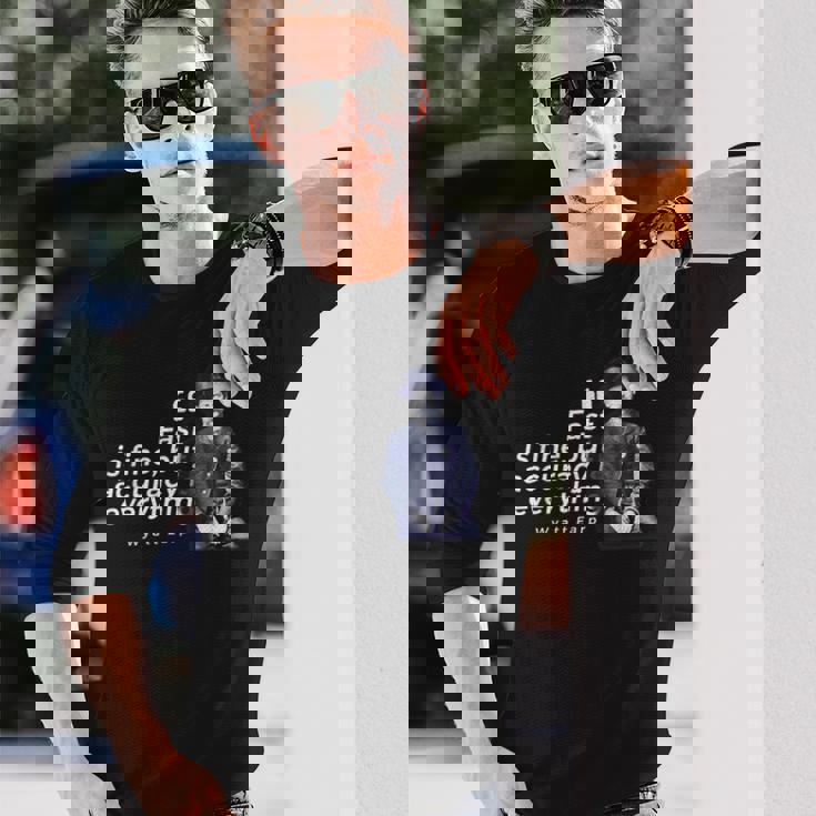 ワイアット・アープ 引用句 アメリカ西部の英雄的ローマン 長袖Tシャツ 彼への贈り物