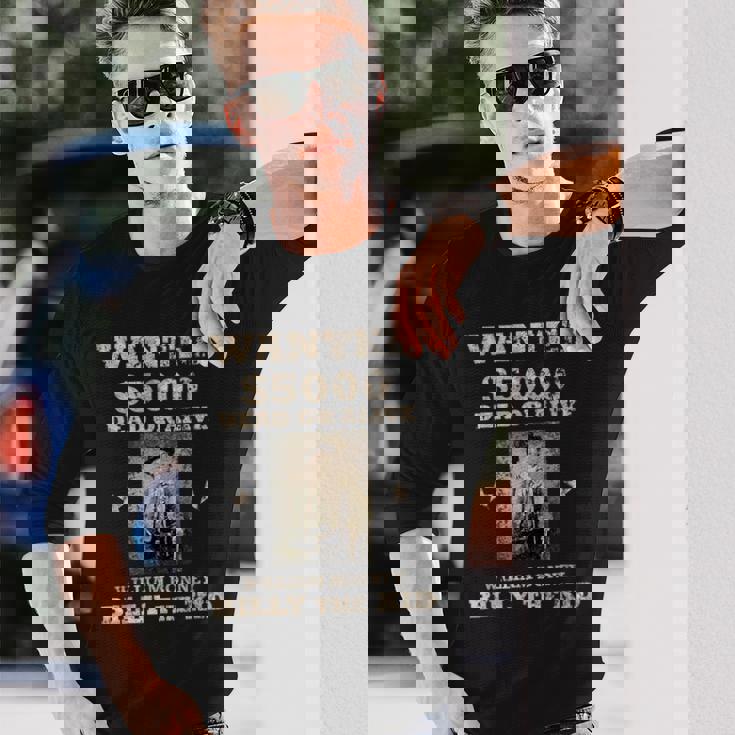 ワイルド・ウェスト・アメリカンの無法者 長袖Tシャツ 彼への贈り物