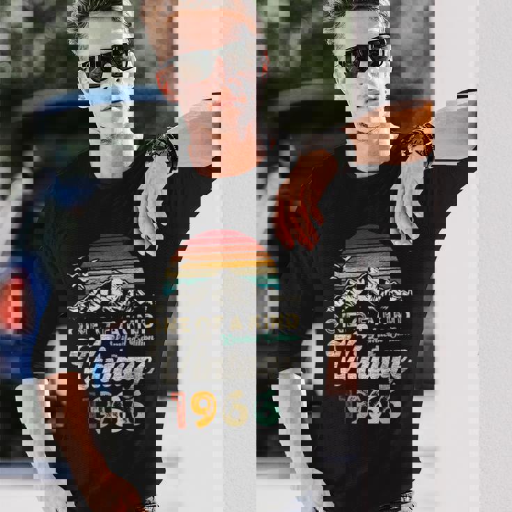 ヴィンテージ 1966 誕生日 60年 マウンテン レトロ 長袖Tシャツ 彼への贈り物