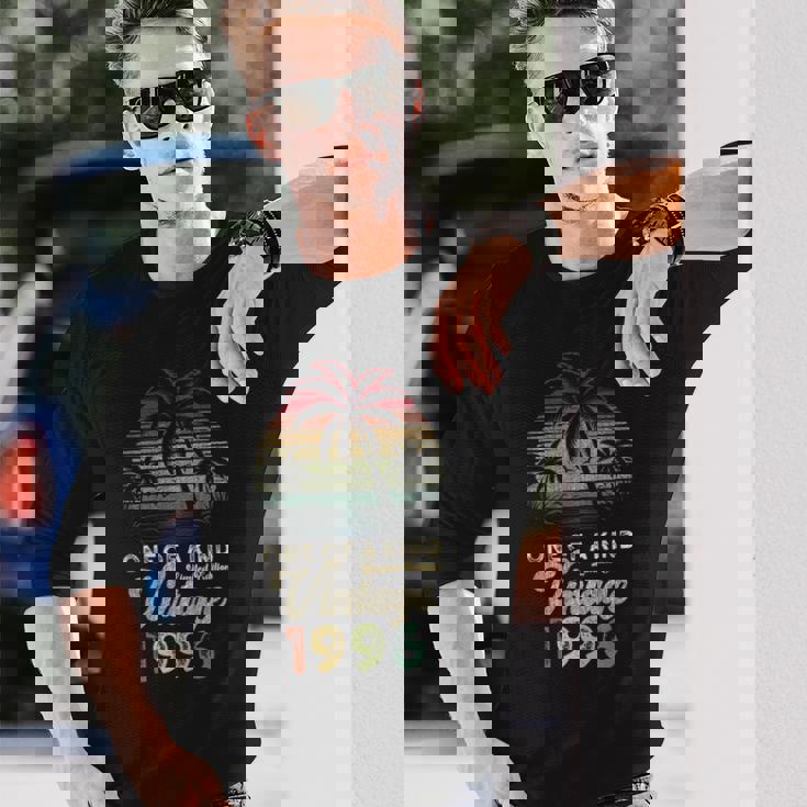 ヴィンテージ 1996年 誕生日 30歳 ヤシの木 レトロ 長袖Tシャツ 彼への贈り物