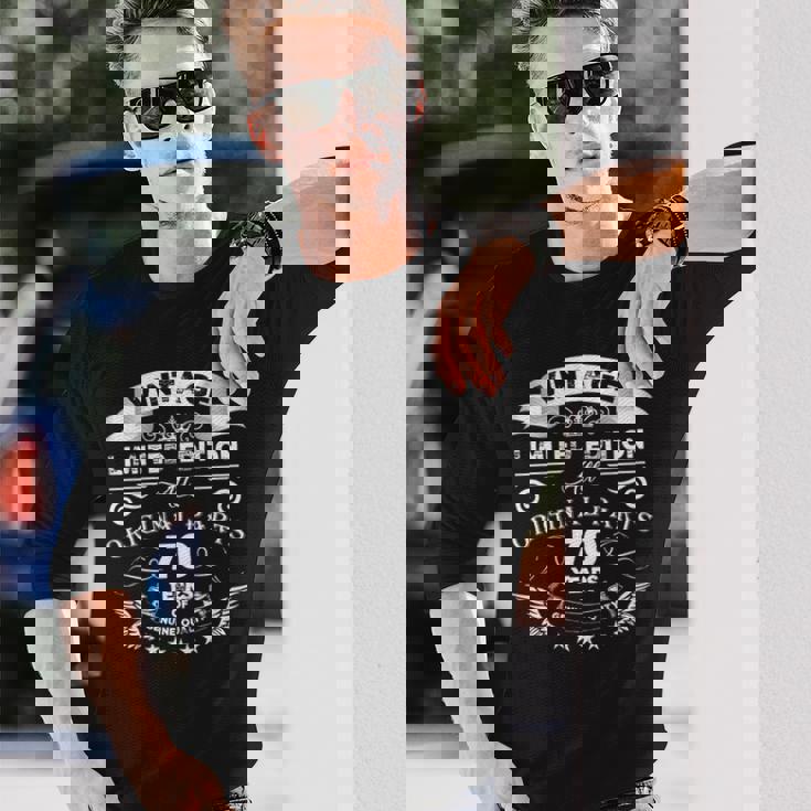 ヴィンテージ 70歳の誕生日シャツ 面白い レトロ メンズ 70歳 長袖tシャツ 長袖Tシャツ 彼への贈り物