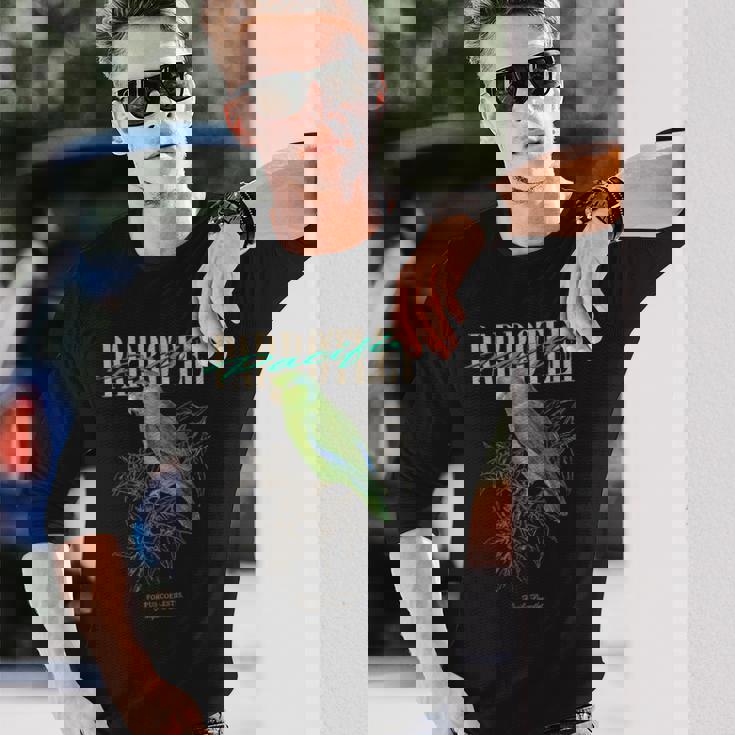 ヴィンテージ 太平洋オウム バードウォッチング 自然 愛 鳥 長袖Tシャツ 彼への贈り物