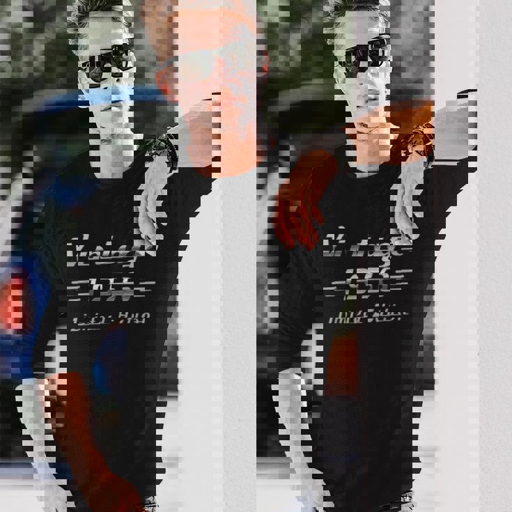 ヴィンテージ1956クラシックカー 70歳の誕生日 長袖Tシャツ 彼への贈り物