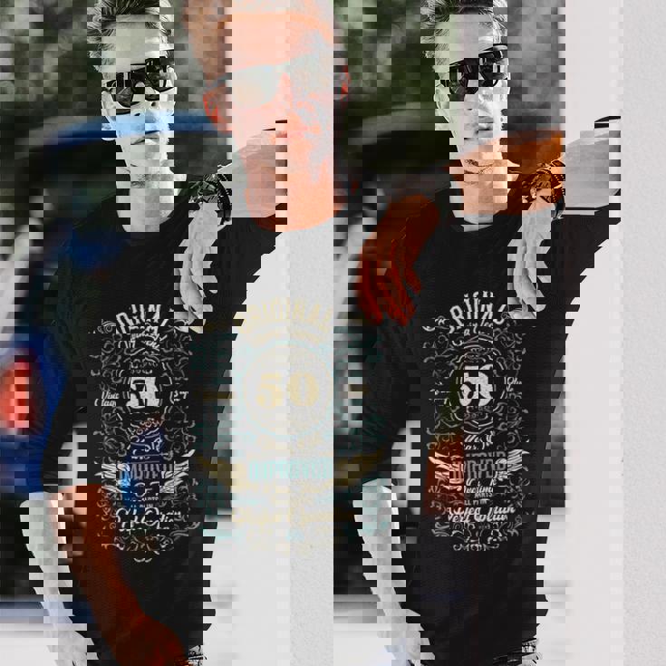 ヴィンテージ50歳の誕生日のお祝いオリジナルリビングレジェンド 長袖tシャツ 長袖Tシャツ 彼への贈り物