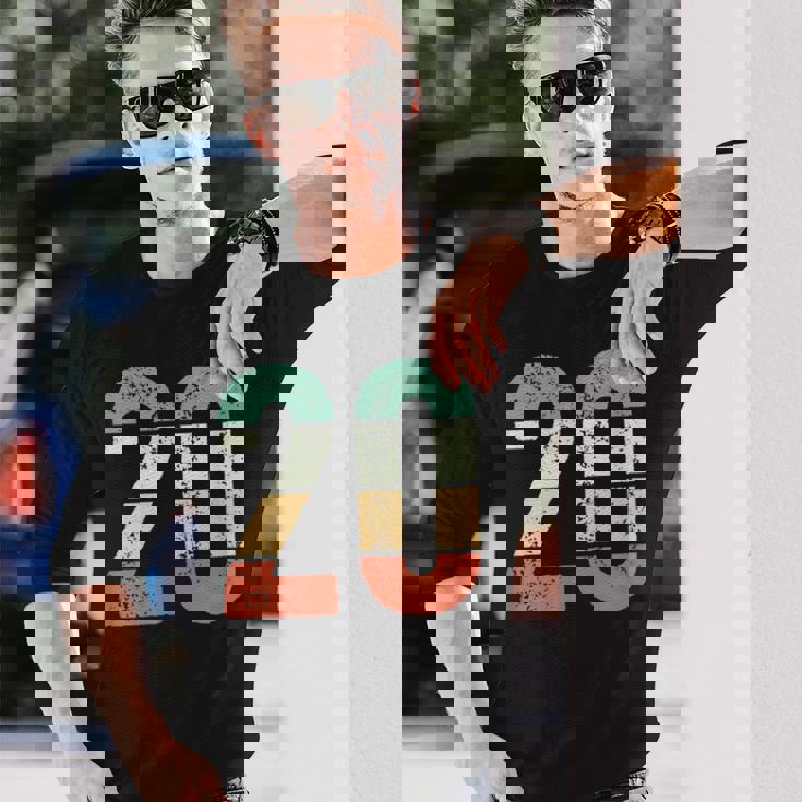 ヴィンテージナンバー20 永遠の20周年記念 長袖Tシャツ 彼への贈り物