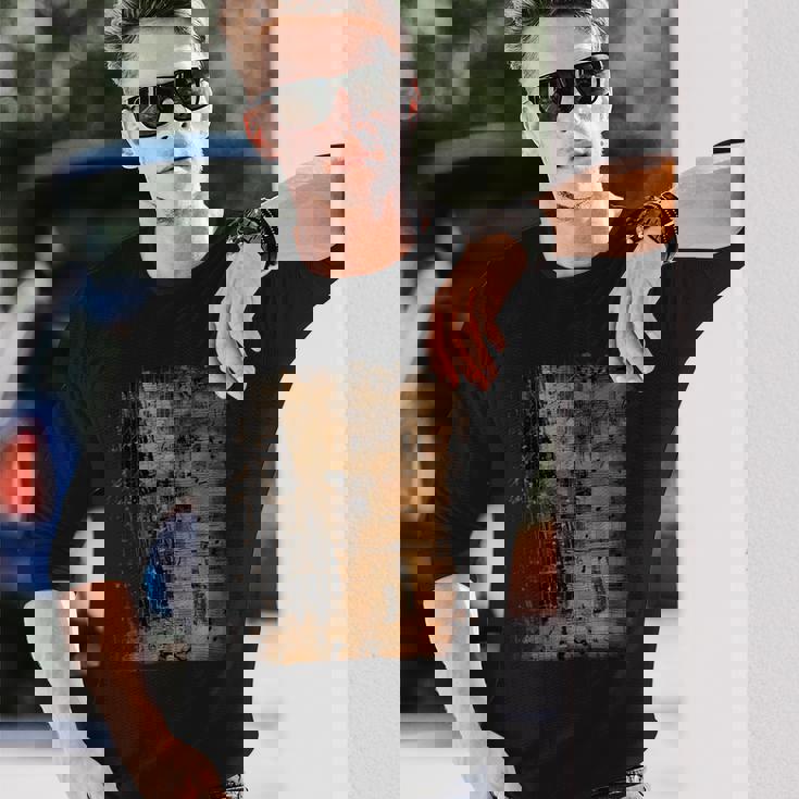 ヴィンテージ楽譜ノート–ピアニスト&ミュージシャングランジ 長袖Tシャツ 彼への贈り物