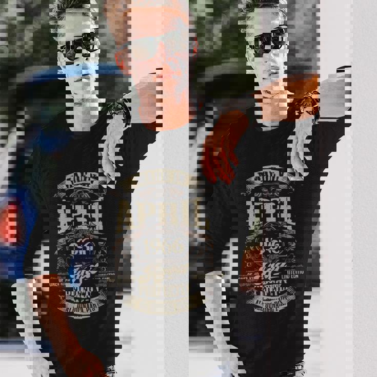 ヴィンテージ還暦伝説 1966年4月 60歳の贈り物 長袖Tシャツ 彼への贈り物