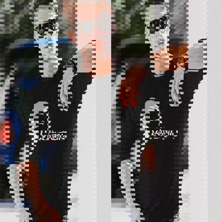 ヴォルフガング・モーツァルト クラシック音楽作曲家 教師 学生 長袖Tシャツ 彼への贈り物