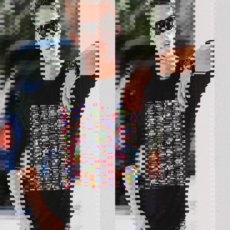 世界の国旗国際287 長袖Tシャツ 彼への贈り物