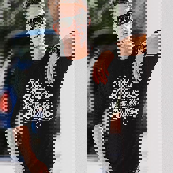 人種差別 Hi Don't Be Racist Thanks 長袖Tシャツ 彼への贈り物