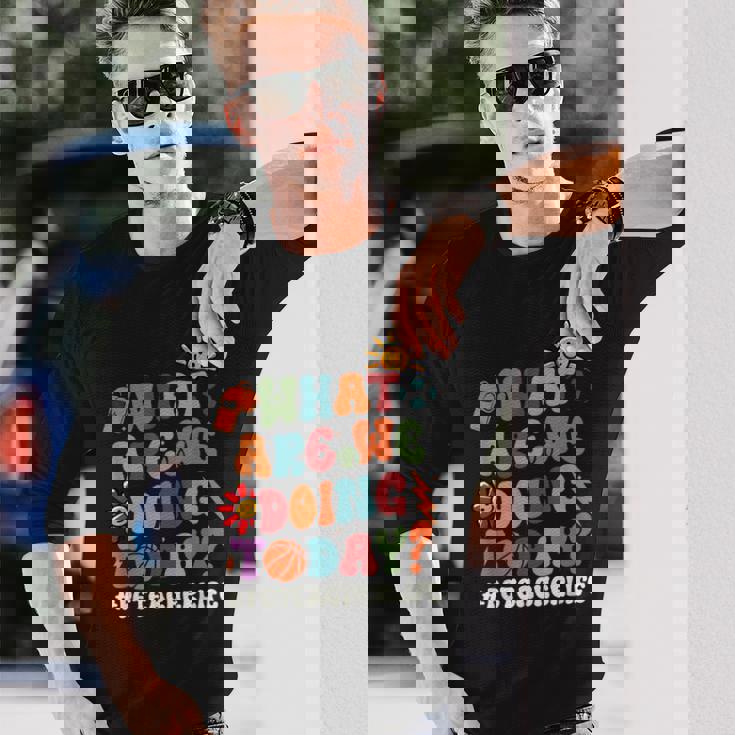 今日何をしているのか Pe先生 体育 長袖Tシャツ 彼への贈り物