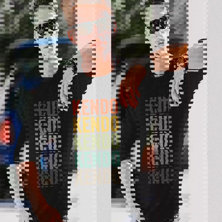 剣道スポーツレトロ 長袖Tシャツ 彼への贈り物