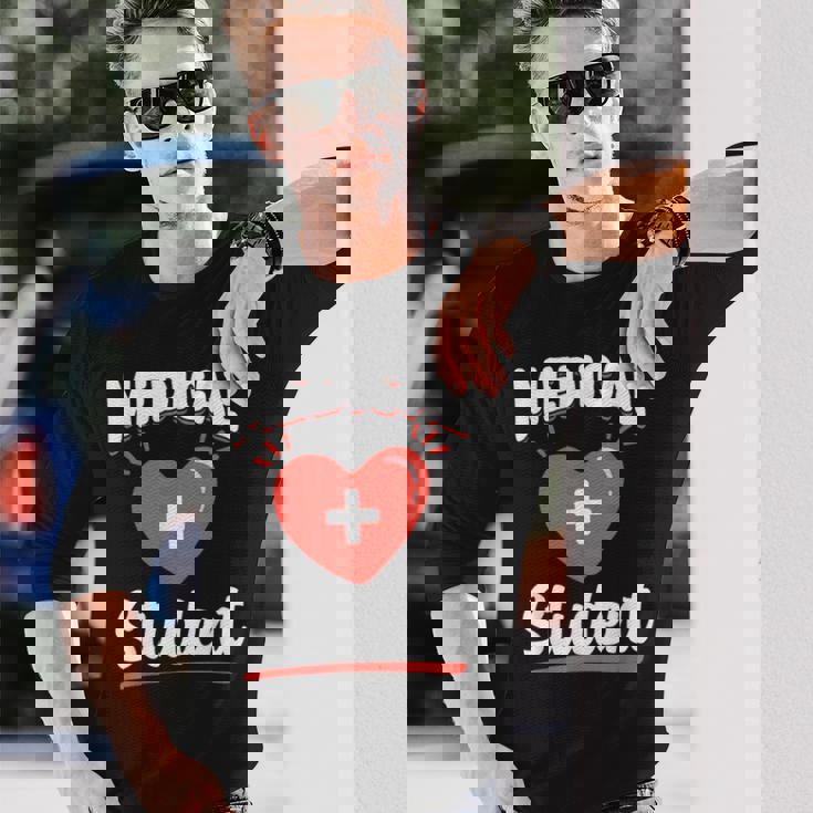 医学生 研究 大学 医学部 医学生 長袖Tシャツ 彼への贈り物