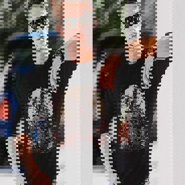 古代日本の神 イザナギイザナミ日本神話 長袖Tシャツ 彼への贈り物