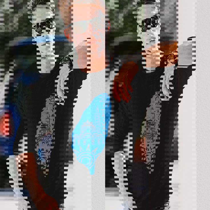 台湾島 長袖Tシャツ 彼への贈り物