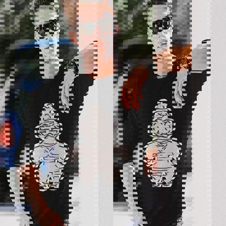 土偶 どぐう【ゆるフレンズ】遮光器土偶 歴史土器 長袖tシャツ 長袖Tシャツ 彼への贈り物