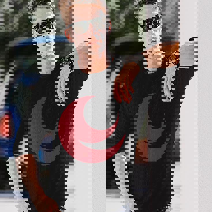 広島県旗シンボル 日本 中国 長袖Tシャツ 彼への贈り物