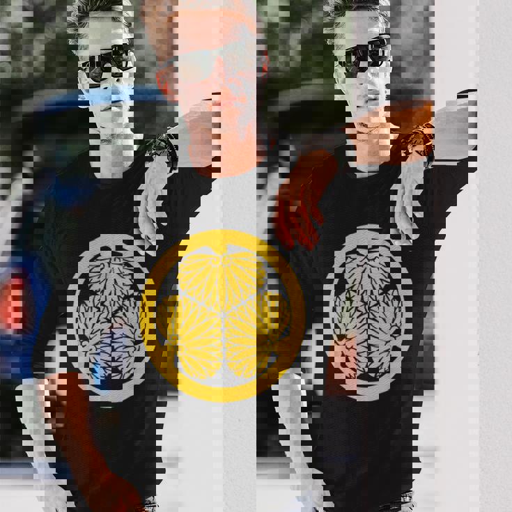 徳川氏族の紋章 将軍 日本 長袖Tシャツ 彼への贈り物