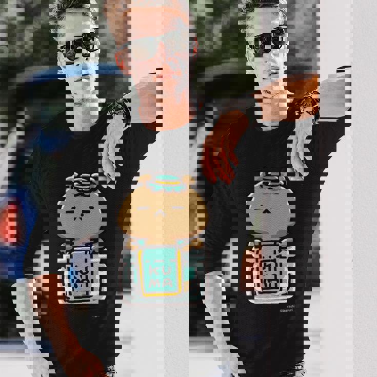 愛しすぎて大好きすぎる。ペアデザインくまジャム ダークカラー 長袖Tシャツ 彼への贈り物