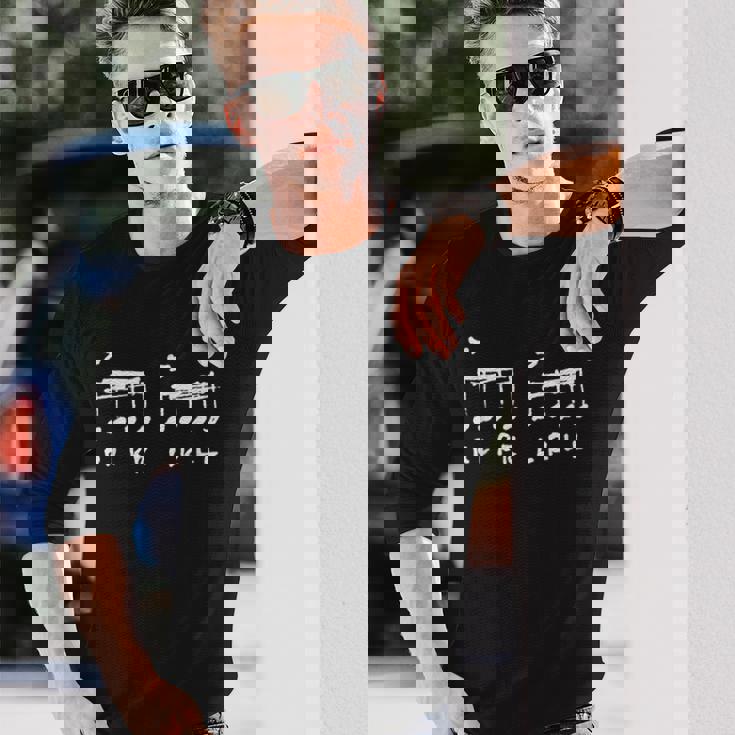 成功のためのパラディドル Rlrrlrll 長袖Tシャツ 彼への贈り物