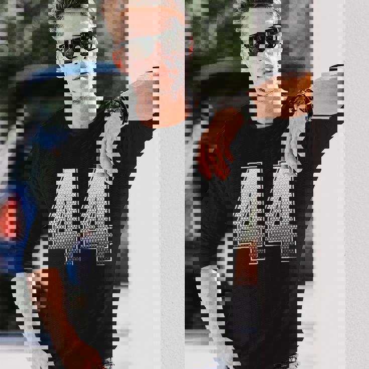 数字 番号 44 四十四 長袖Tシャツ 彼への贈り物