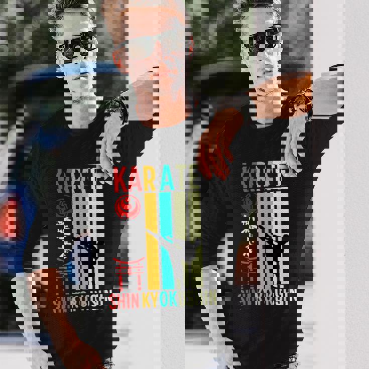 新極真 空手 緑健二 トレーニング いちげき きゅう 長袖Tシャツ 彼への贈り物