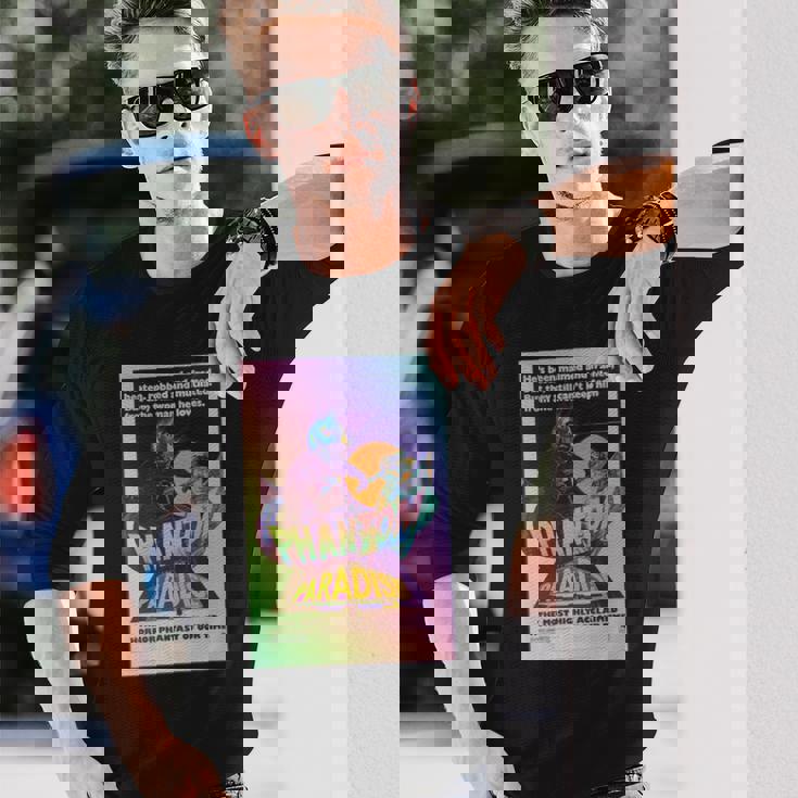 映画 クラシック ポスター ロックンロール ファントム 長袖tシャツ 長袖Tシャツ 彼への贈り物