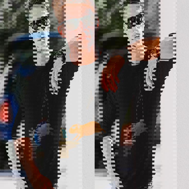 最高にクールなカピバラスパイインハイスト 長袖Tシャツ 彼への贈り物