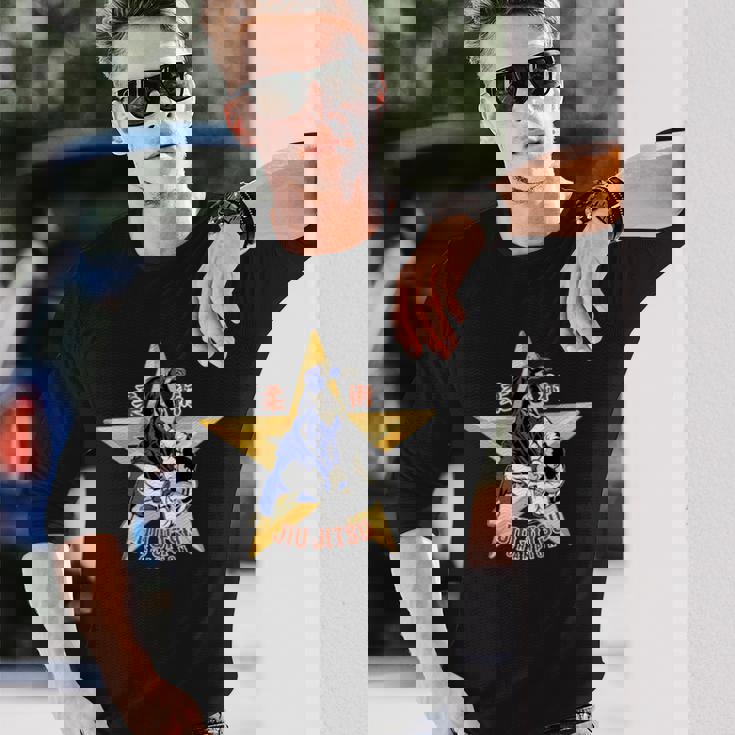 柔術スター、チャンピオン 長袖tシャツ 長袖Tシャツ 彼への贈り物