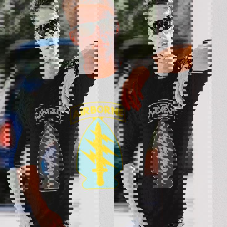 特殊部隊空挺師団 長袖Tシャツ 彼への贈り物