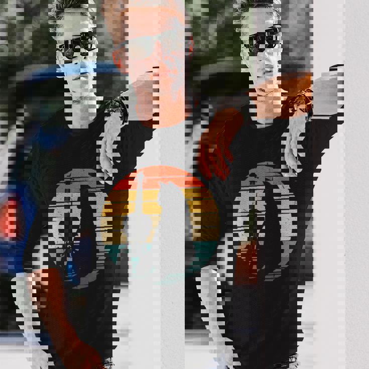 猫とバイオリン 楽器 面白い子猫愛好家 長袖Tシャツ 彼への贈り物